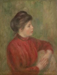 Femme appuyée sur une chaise, 1891